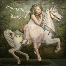 Схема вышивки «На качелях»