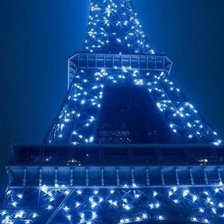 Схема вышивки «ЭЙФЕЛЕВА БАШНЯ»