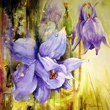 Схема вышивки «акварель»