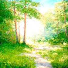 Схема вышивки «у реки»