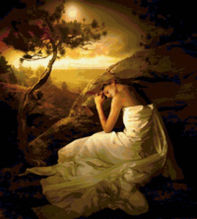 спящая красавица - природа, девушка - предпросмотр