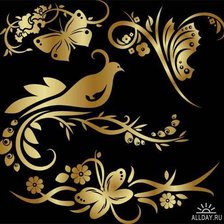 Схема вышивки «орнамент птица»