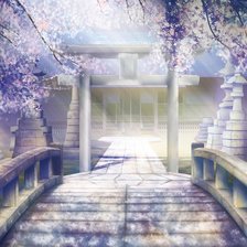 Схема вышивки «Лучи Сакуры.»