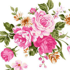 Схема вышивки «розы»