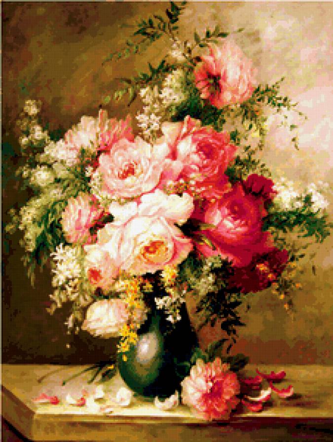 Букет пионов - пионы, букет, цветы - предпросмотр