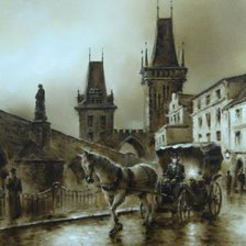 Схема вышивки «Старая Прага»