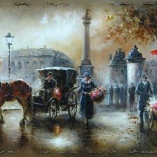 Схема вышивки «Городской мотив.»