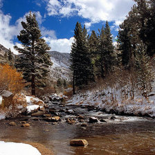 Схема вышивки «пейзаж»