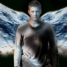 Схема вышивки «Дин Винчестер»