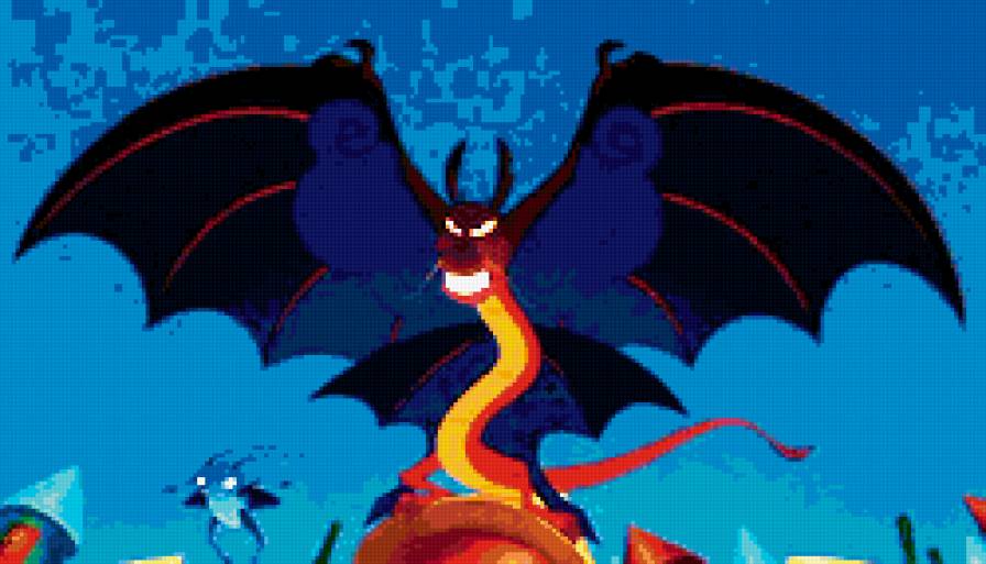 Му Шу - мультик, дисней, мулан, дракон - предпросмотр