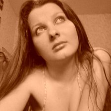 Схема вышивки «Девушка»