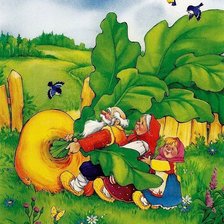 Схема вышивки «репка»