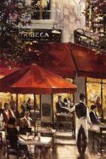 Схема вышивки «Кафе в Париже»