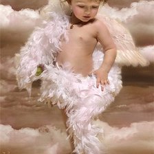 Схема вышивки «ангел»