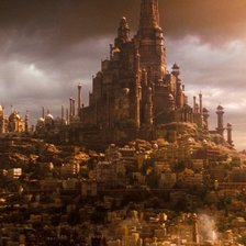 Схема вышивки «Древний город»