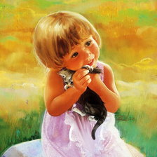 Схема вышивки «детки»