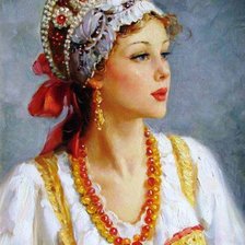 Схема вышивки «Барыня»