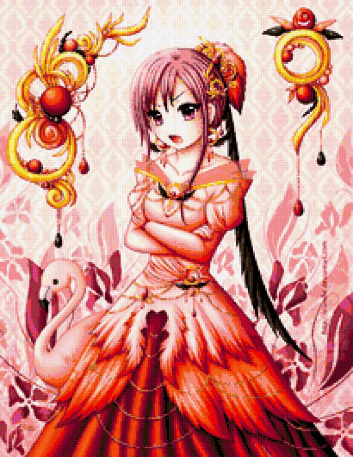 Принцесса - девушка, аниме - предпросмотр