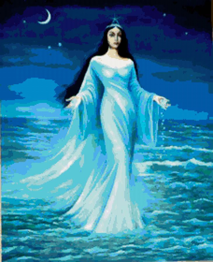 Фея воды - вода, девушка, море - предпросмотр