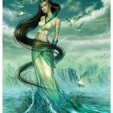 Схема вышивки «Маг воды»