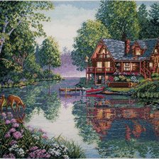 Схема вышивки «природа»