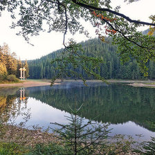 Схема вышивки «синевирское озеро»