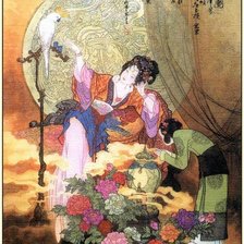 Схема вышивки «японка-36»