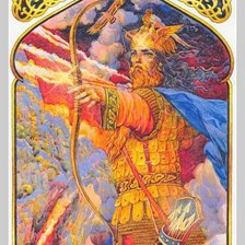 Схема вышивки «перун»