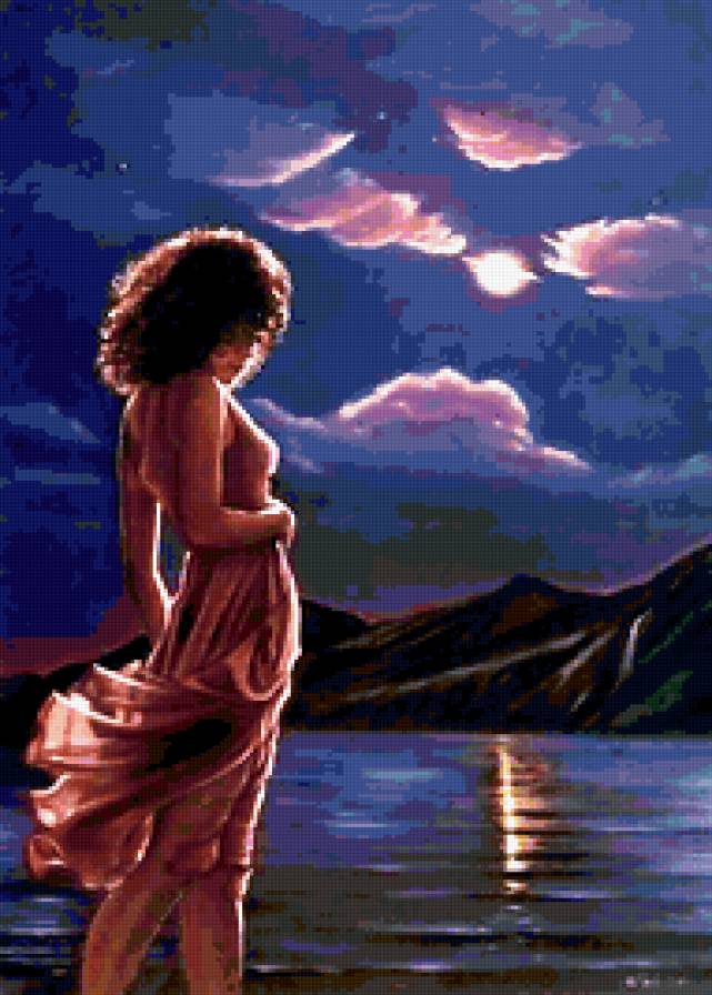 Тоска - девушка, ожидание, море - предпросмотр