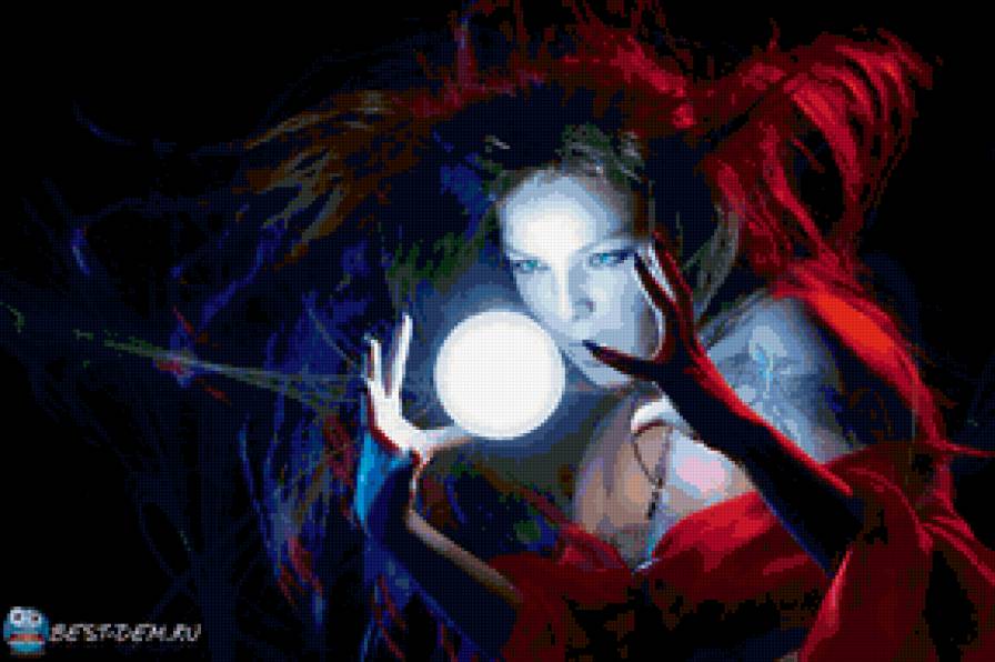 Ниа - девушка, ведьма, фентези - предпросмотр