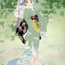 Схема вышивки «Гейша»