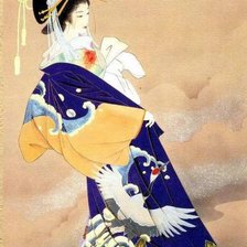 Схема вышивки «Гейша»