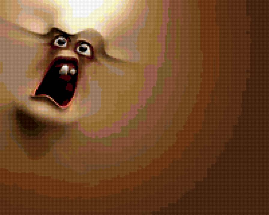 Испуг - лицо, подушка - предпросмотр