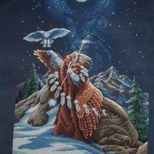 Схема вышивки «шаман»