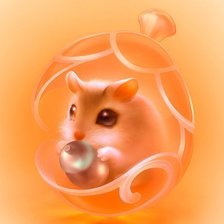 Схема вышивки «Хомячок»