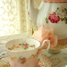 Схема вышивки «Сервиз»