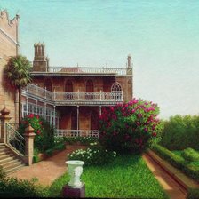 Схема вышивки «Кондратенко Гавриил Павлович "Дворец в Алупке"»