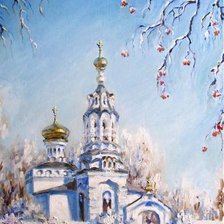 Схема вышивки «Елена Игоревна Сахарова "Зимний день"»