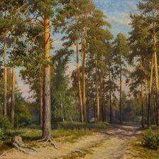 Схема вышивки «Александр Юрьевич Почекуев . Картина : Окрестности Тулиновки.»