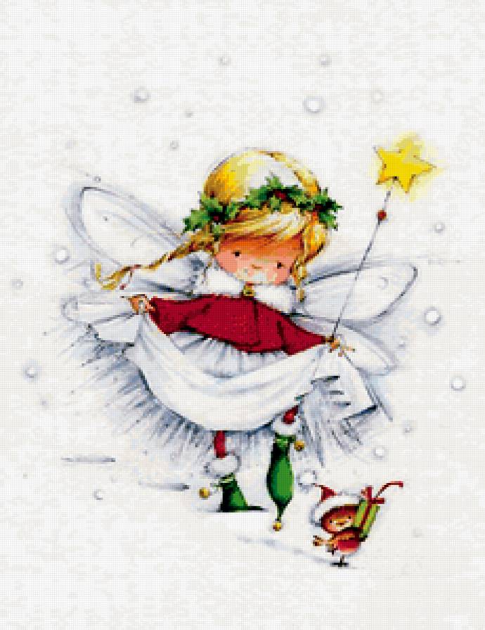 Девочка с птичкой - детям - предпросмотр