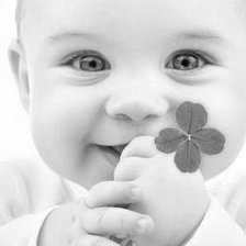 Схема вышивки «Клевер :)»