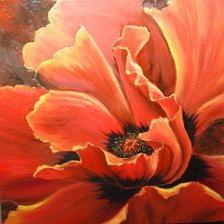 Схема вышивки «мак 2»