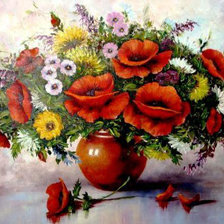 Схема вышивки «Букет»