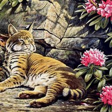 Схема вышивки «дикие животные»