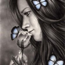 Схема вышивки «с розой»