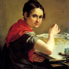 Схема вышивки «Тропинин /Золотошвейка. 1826»