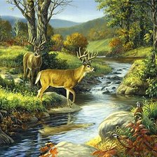 Схема вышивки «Linda Picken / В лесу»