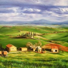 Схема вышивки «ферма»