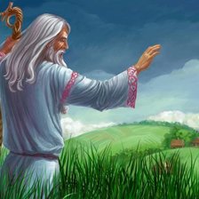 Схема вышивки «Славянский Волхв»