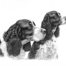 Схема вышивки «Собака»